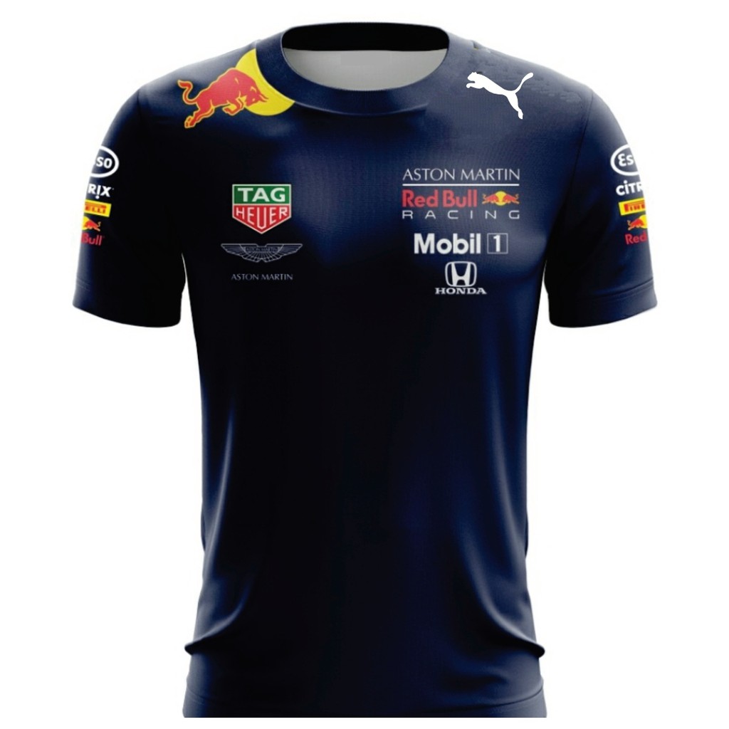 Camisa/Camiseta Red Bull Formula 1 Dryfit Personalizada