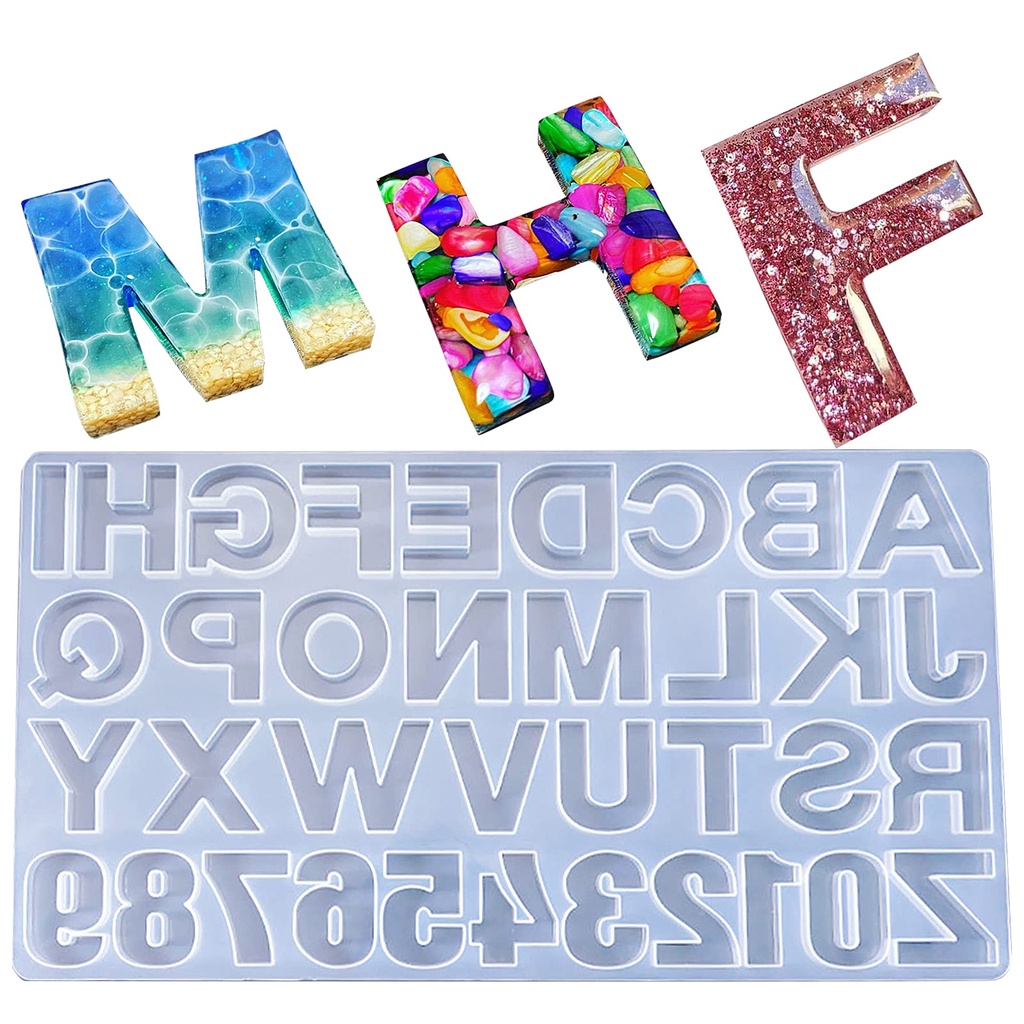50 X Letras Para Fundição Alfabeto Completo E Números 20mm🍋 Conheça o ...