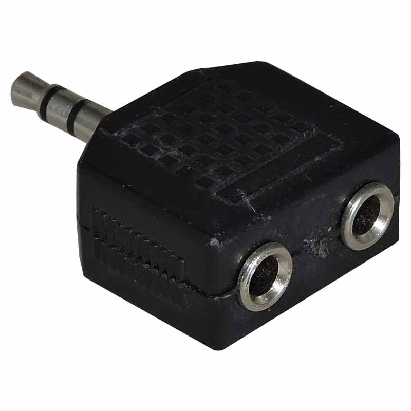 Plug Adaptador P2 Estéreo para 2 Jack J2 Estéreo - Pacote com 10 peças ...