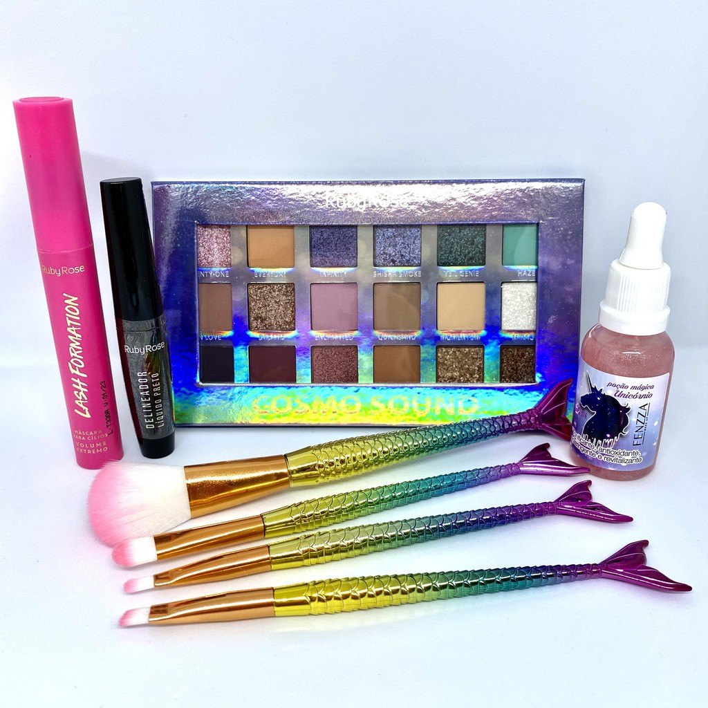 Kit Maquiagem luxo - Ruby Rose | Shopee Brasil