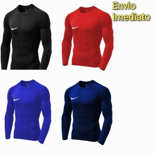 kit 3 Blusa Segunda Pele Proteção Camisa Térmica Solar Unissex