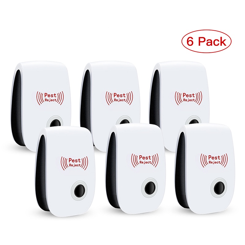 6 Pcs Ultrasonic Mosquito Eletrônico Repelente Controle De Pragas Rato