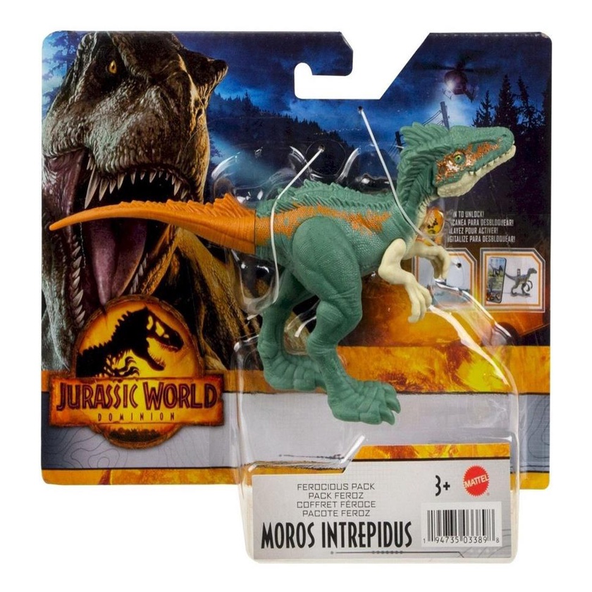 Dinossauro Jurassic World Moros Intrepidus Pacote Feroz Pronta Entrega