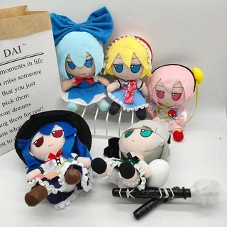 Fumo Projeto De Pelúcia Japonês TouHou Doll Reimu Brinquedo Mascote Komeiji Satori Cute Cartoon Saigyoji Yuyuko Flandre Scarlet