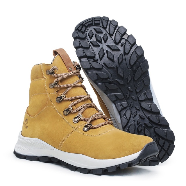 Bota Coturno CaterpiIIar Café X3 Couro Masculina Cat - Vancouver