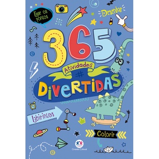 Livro 365 Atividades Para Aprender Inglês Crianças Filhos Infantil