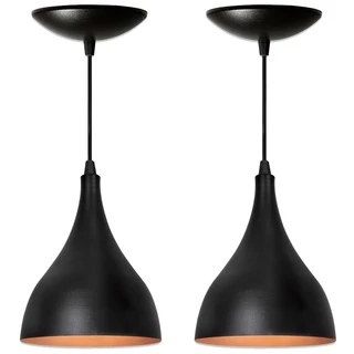 Kit 2 Luminária Pendente Gota - Balcão Mesa Cozinha Sala