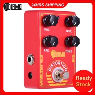 Pedal Dolamo D-9 Efeito Distorção Com Controles De Tom Volume E True Bypass Para Guitarra Elétrica