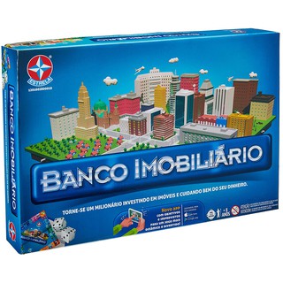Jogo De Tabuleiro Super Banco Imobiliário Nova Versão - ShopJJ -  Brinquedos, Bebe Reborn e Utilidades