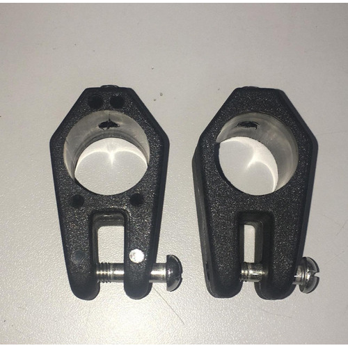 Abraçadeira 7/8 22mm Capota Toldo Barco Lancha Veleiro - Par