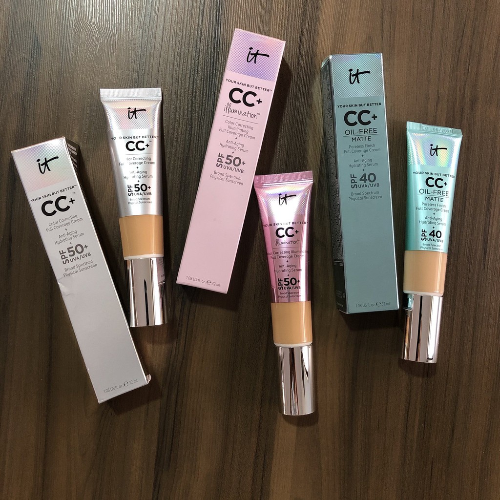 Base CC+ Cream with SPF 50+, It Cosmetics | Shopee Brasil