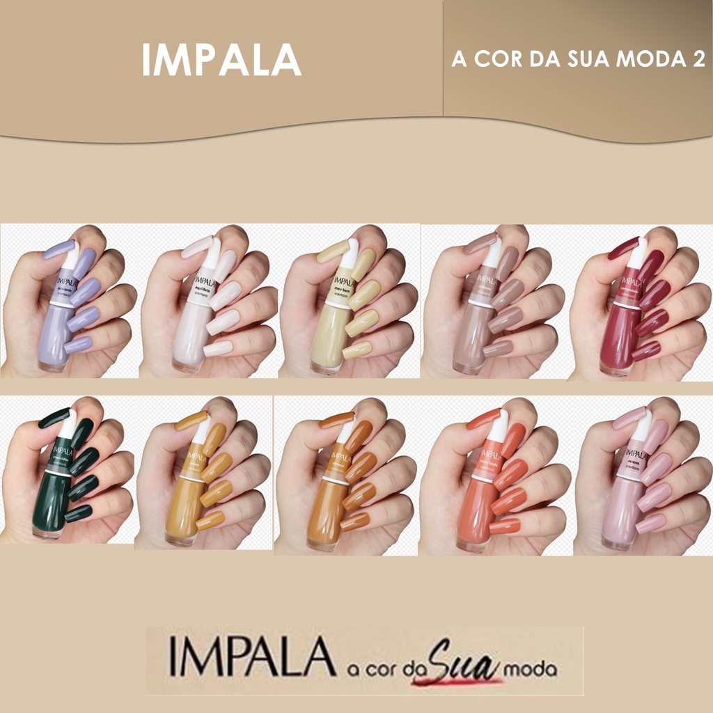 Esmalte Impala A Cor da Sua Moda 2 - Serena - Sofí Cosméticos