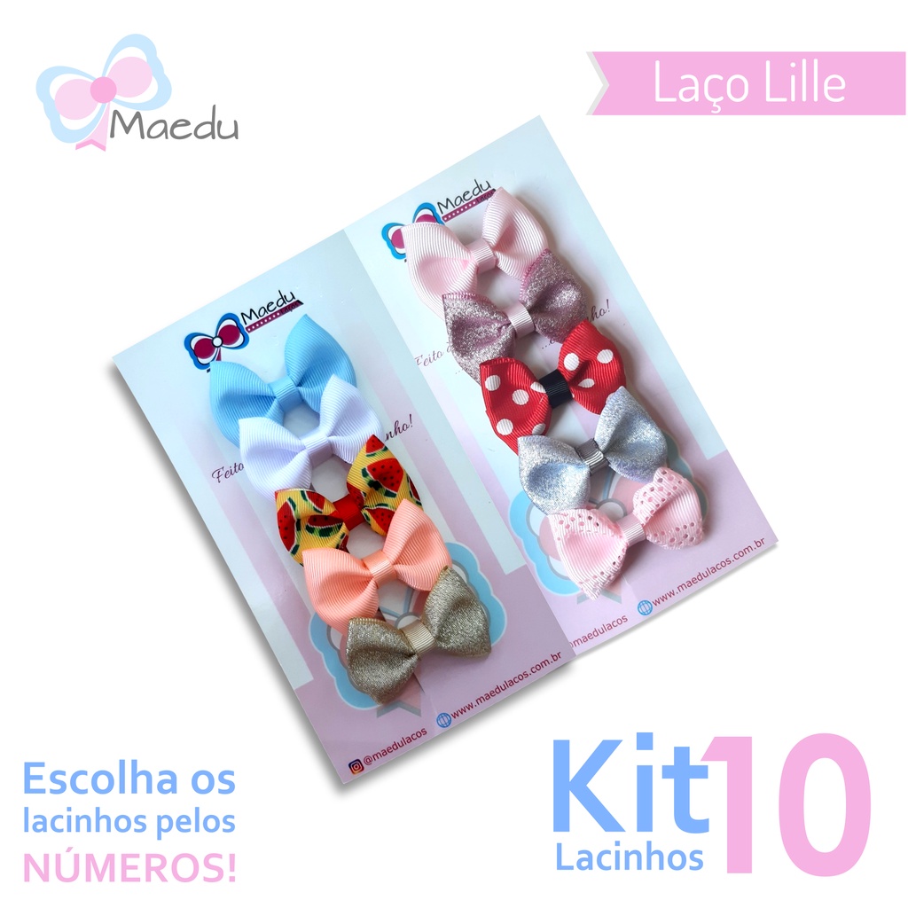 Kit Coelho Fofinho -  Laços, Faixas e Presilhas para bebês