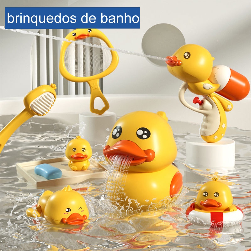 Brinquedos de banho do bebê piscina banheiro banheira crianças jogar água  spray brinquedo conjunto dinossauro água