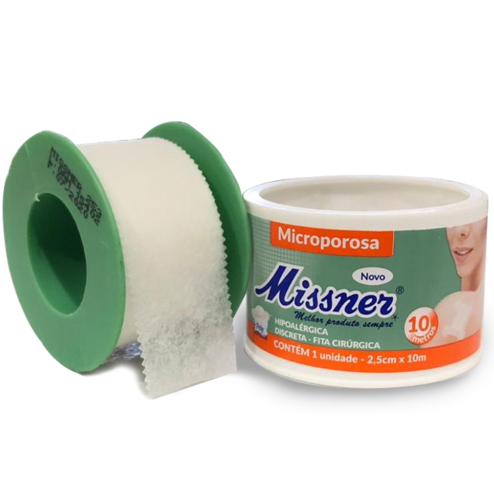 3 Unidades Fita Micropore Cirúrgica Microporosa Hipoalérgica Missner 2 ...