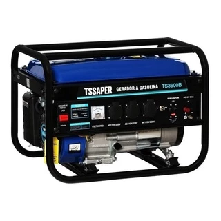Gerador de energia a Gasolina Portátil 3,5kva Monofásico Com Tecnologia Avr 110v/220v - TSSAPER em Oferta na Shopee