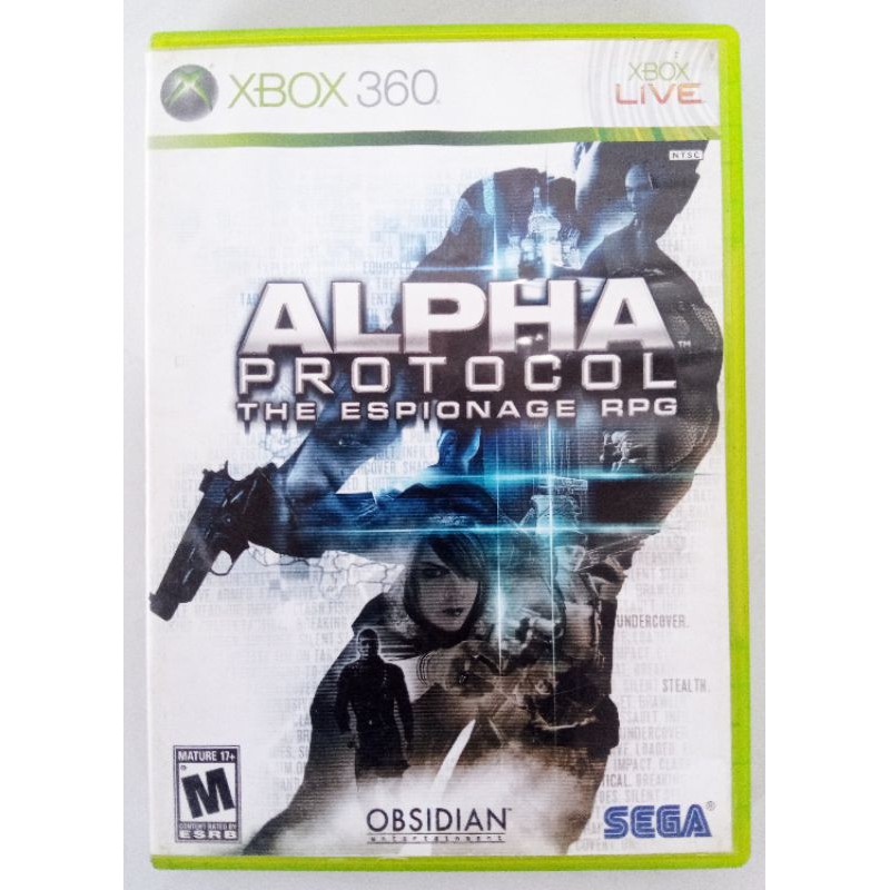 Jogo Xbox 360 - Alpha Protocol: The Espionage RPG (Completo)