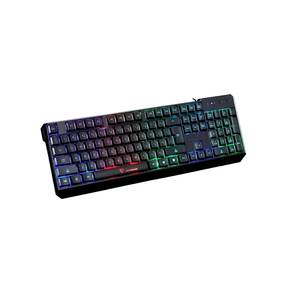 Teclado para jogos sem fio KLIM Chroma RGB - Novo 2023 - Bateria