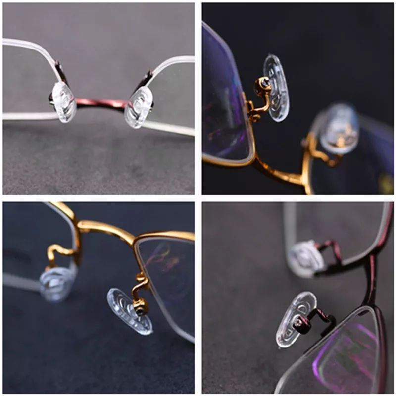 Kit 2 Plaquetas para Óculos - Borrachinha Óculos para Apoio Nasal