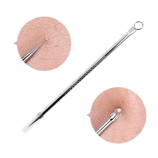 Extrator de Cravos Cureta Profissional Aço Inox Extrator Removedor Inox Cravo Espinha Agulha
