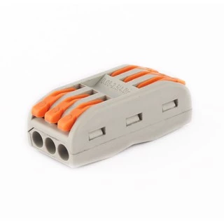 Conector De Fio Ementa 3 Fios Dois Lado Wag28-12 TB-1467