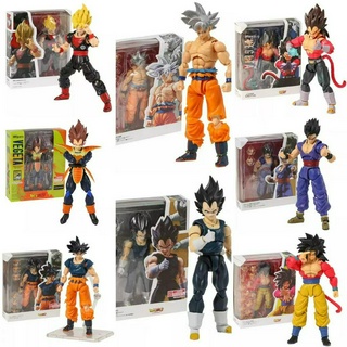 21 Cm Japão Anime Dragon Ball Z Son Goku Vegeta Trunks Super Saiyan Deus  Ação PVC Figuras Modelo Boneca Brinquedos Presentes Dos Miúdos - Escorrega  o Preço