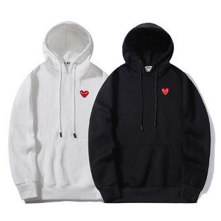 New Cdg Play Comme Des Garcons Red Heart Sweatshirt