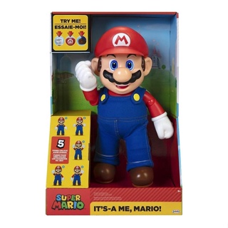 Brinquedo Boneco Super Mario Articulado Com Sons E Falas em Oferta na Shopee