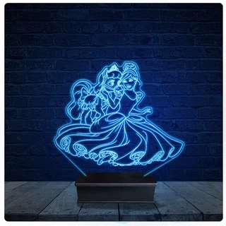 Luminária Led Acrilico Abajur - My little Ponny 01