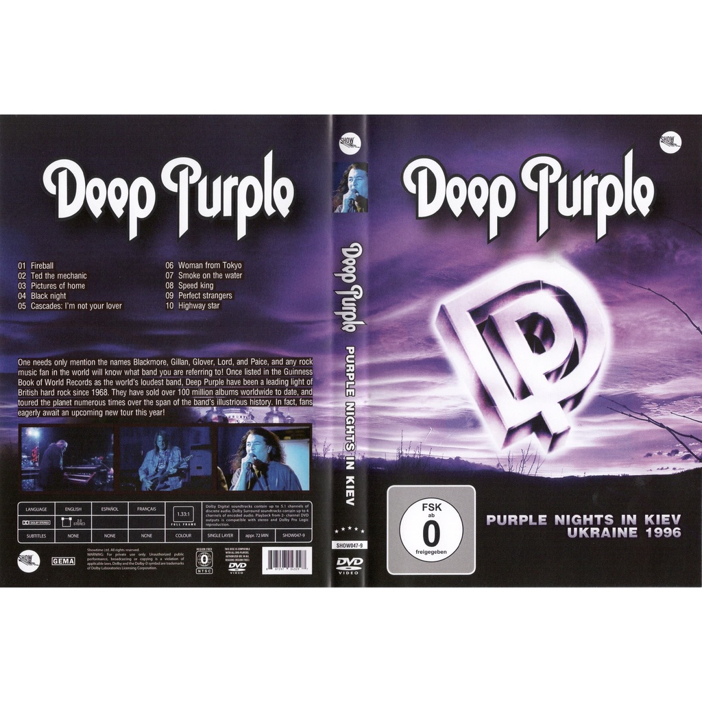 Deep Purple São Paulo 3 dvds bootlegs promoção | Shopee Brasil