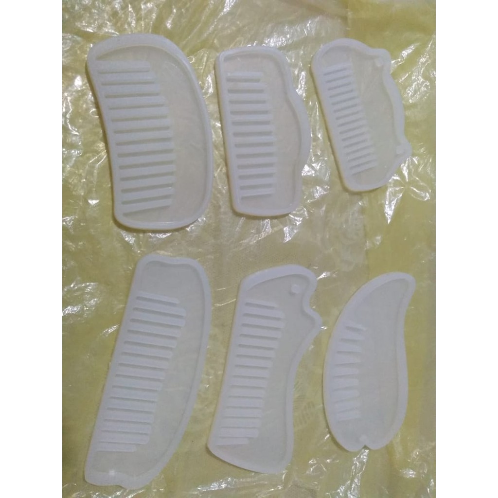 Moldes De Silicone Kit Mini Pentes Shopee Brasil