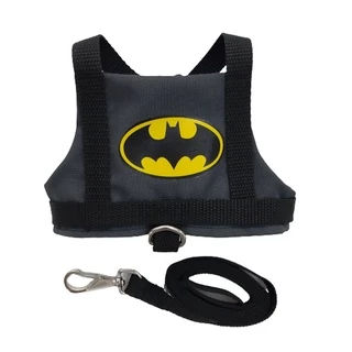 Coleira Peitoral Pet Herói para Cachorro e Gato Batman
