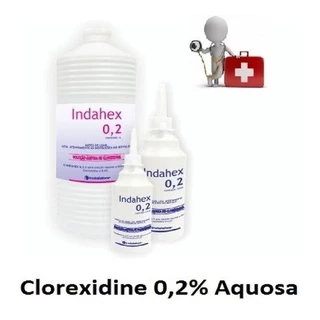Clorexidina 0,2% Solução Antisséptico Aquosa Indahex Riohex - 3 Litros