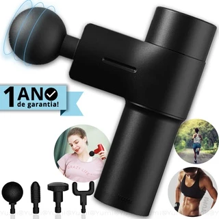 Mini Massageador Profissional Pistola Gun Garantia 1 Ano Profissional Compacto Original Yumi em Oferta na Shopee