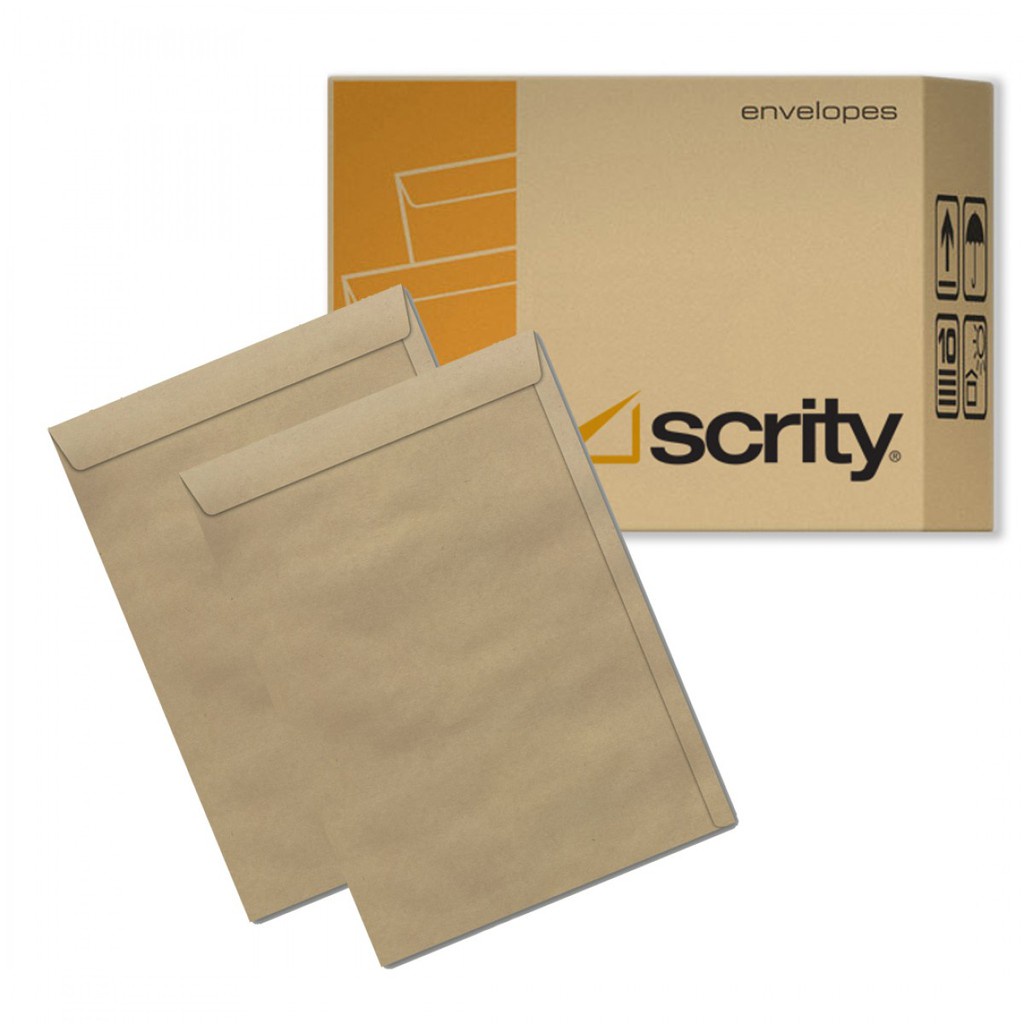 Envelope Saco Kraft 162x229mm C/100 Unidades - Scrity | Shopee Brasil