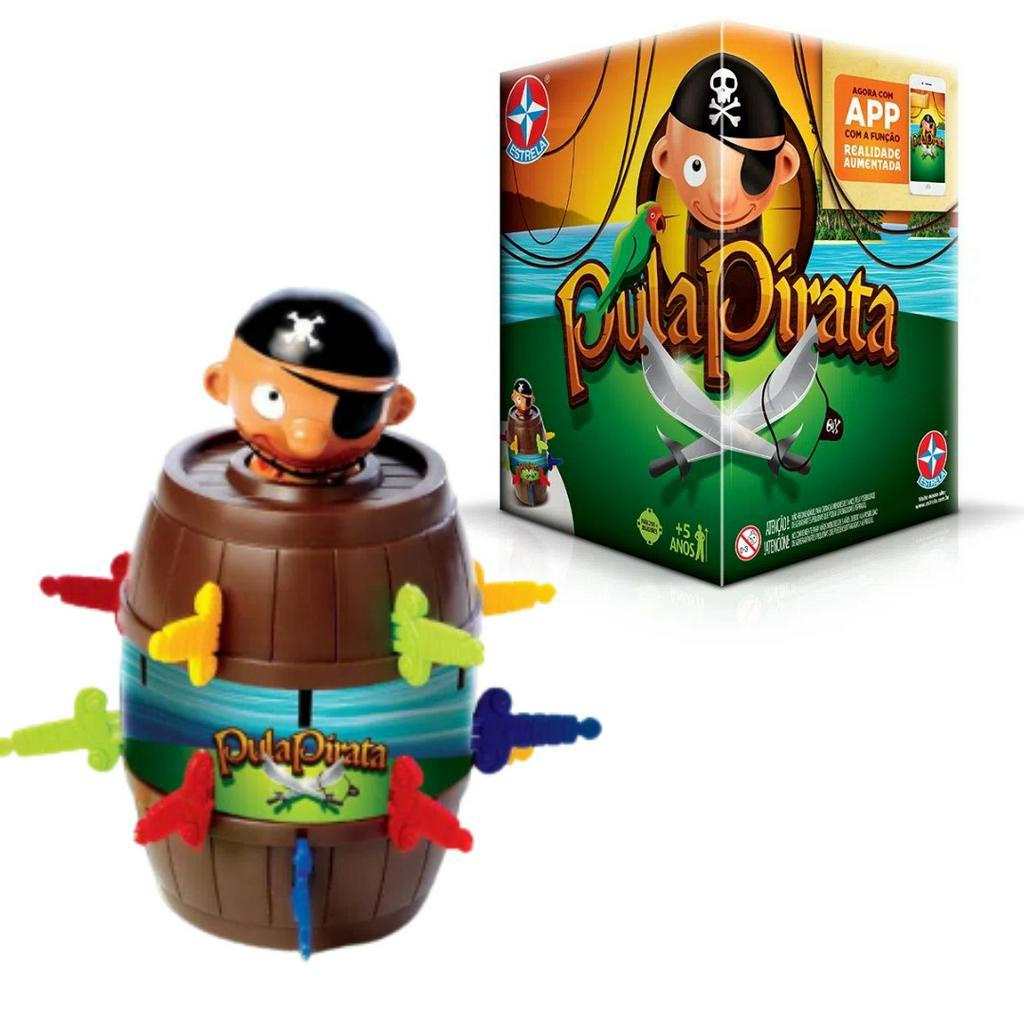 Kit Jogo Pinguim Quebra Gelo + Jogo Pula Macaco + Jogo Pula Pirata Barril -  Desconto no Preço