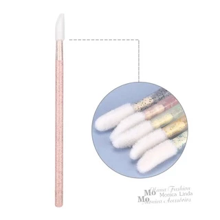 Kit 200 Pincel Aplicador Descartável Gloss e Batom Maquiagem