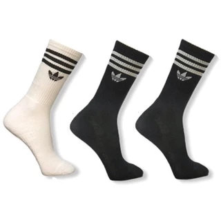 3 pares de meias retro originals cano longo