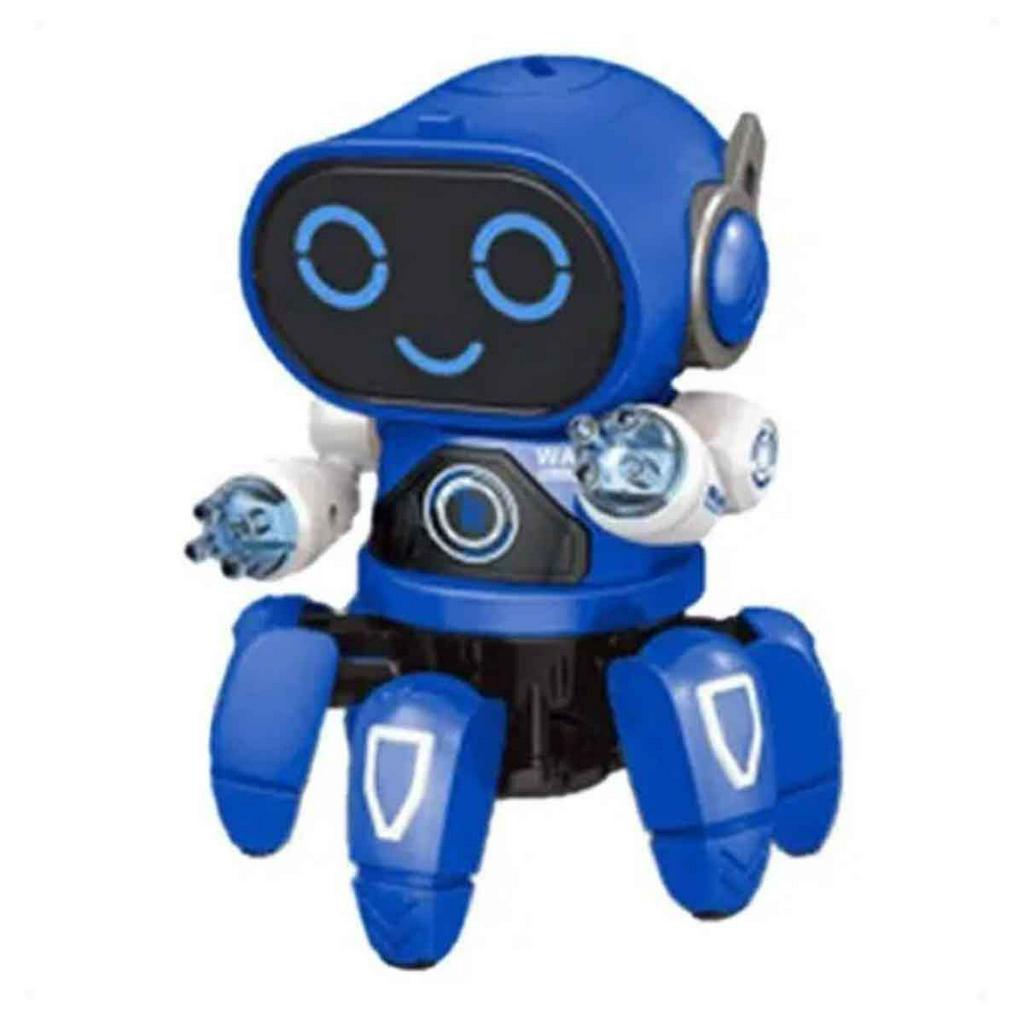 Brinquedo Robô Que Dança Boneco Robot Aranha Emite Som Luz Led Musica ...