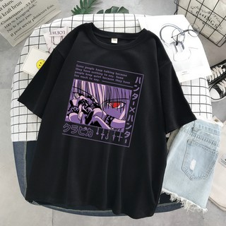 Camiseta Casual Feminina Estampa Texto Desenho Japonês Harajuku