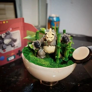 Paraíso Pokémon na Pokebola Pangoro (Diorama)