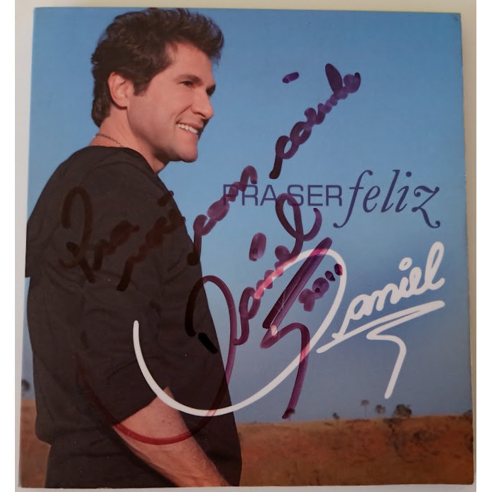 Cd Daniel Pra Ser Feliz Edição Promocional Autografado Raro Shopee Brasil