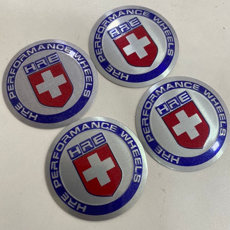 Jogo 4 Emblema Logo Adesivo Roda Hre 51mm | Shopee Brasil