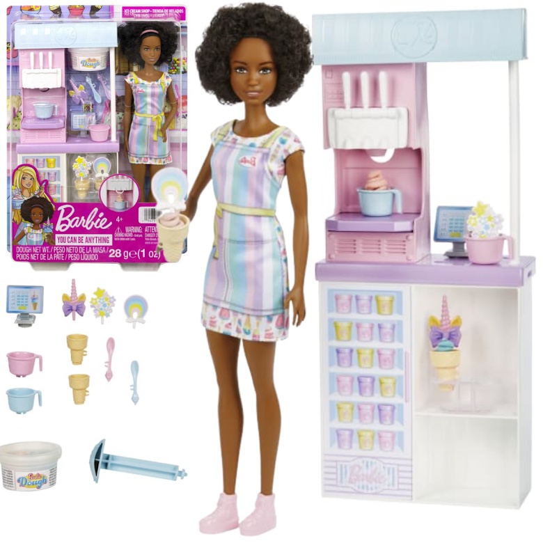 Barbie ice sale cream set