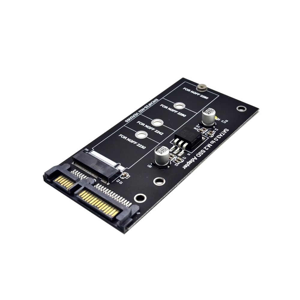 Adaptador M2 NGFF Para SATA I, II, III Cartão de Expansão 30/42/60/80mm