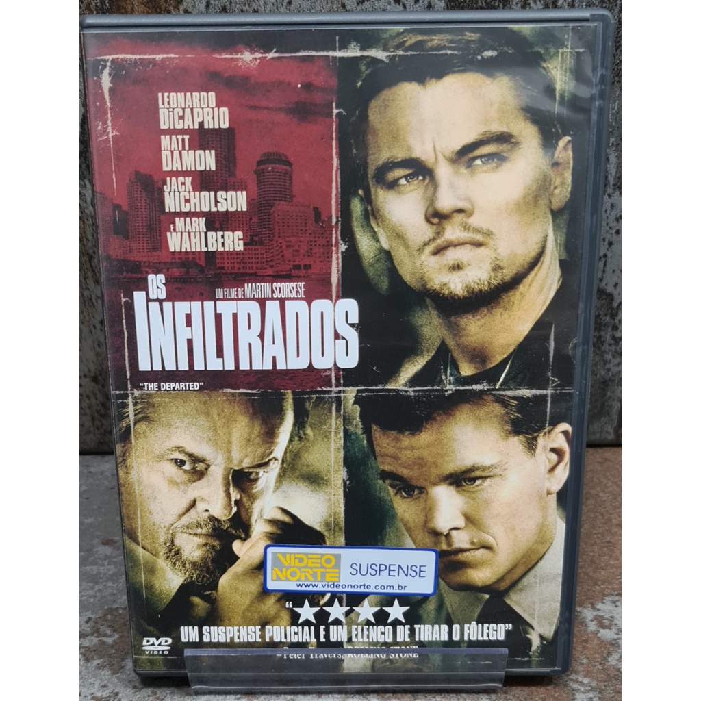 DVD Os Infiltrados - Leonardo DiCaprio/Matt Damon/Jack Nicholson/Mark ...