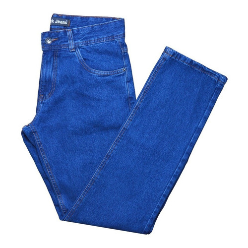 Calça jeans grossa de lã quente masculina, calças jeans largas de