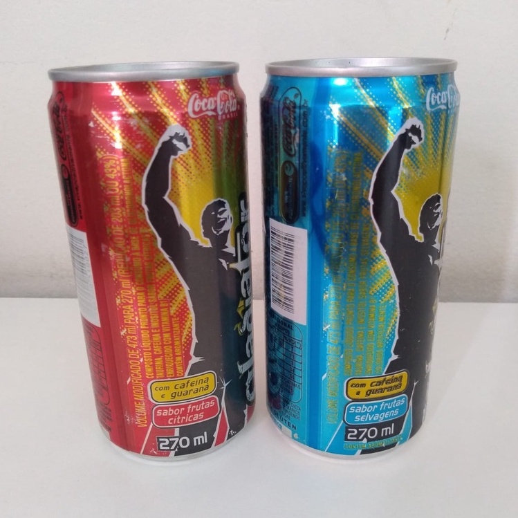 Latas de energéticos antigas - Coleção - preço 2 latas por R