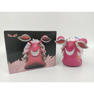 Figura De Uma Peça De Estátua Em PVC Doflamingo Telefone Den Mushi Colecionável Modelo Toy Anime Box