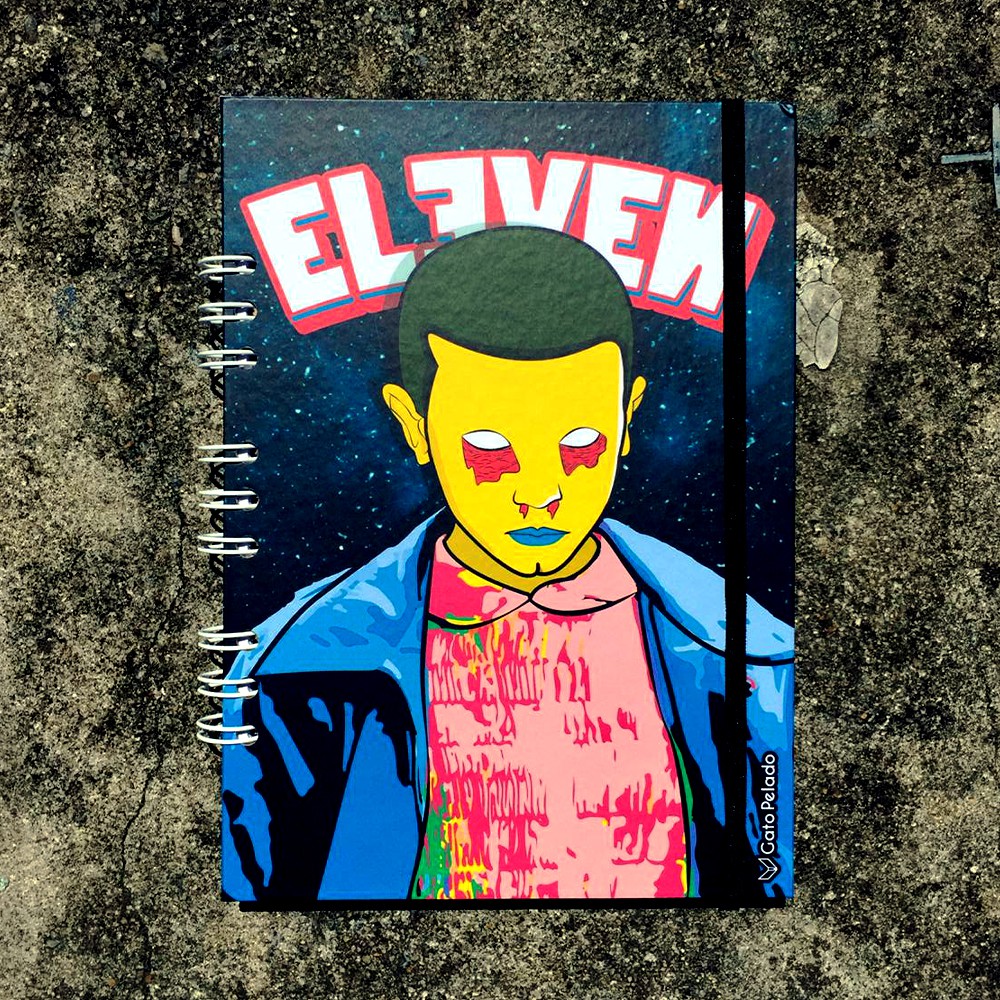 Sketchbook A5 - Eleven Stranger Things - 50 folhas 180gr 15,5cmx21,5cm  caderno de desenho esboceiro | Shopee Brasil